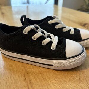 Converse All Star Black Slip On Sneakers- Toddler Size 9